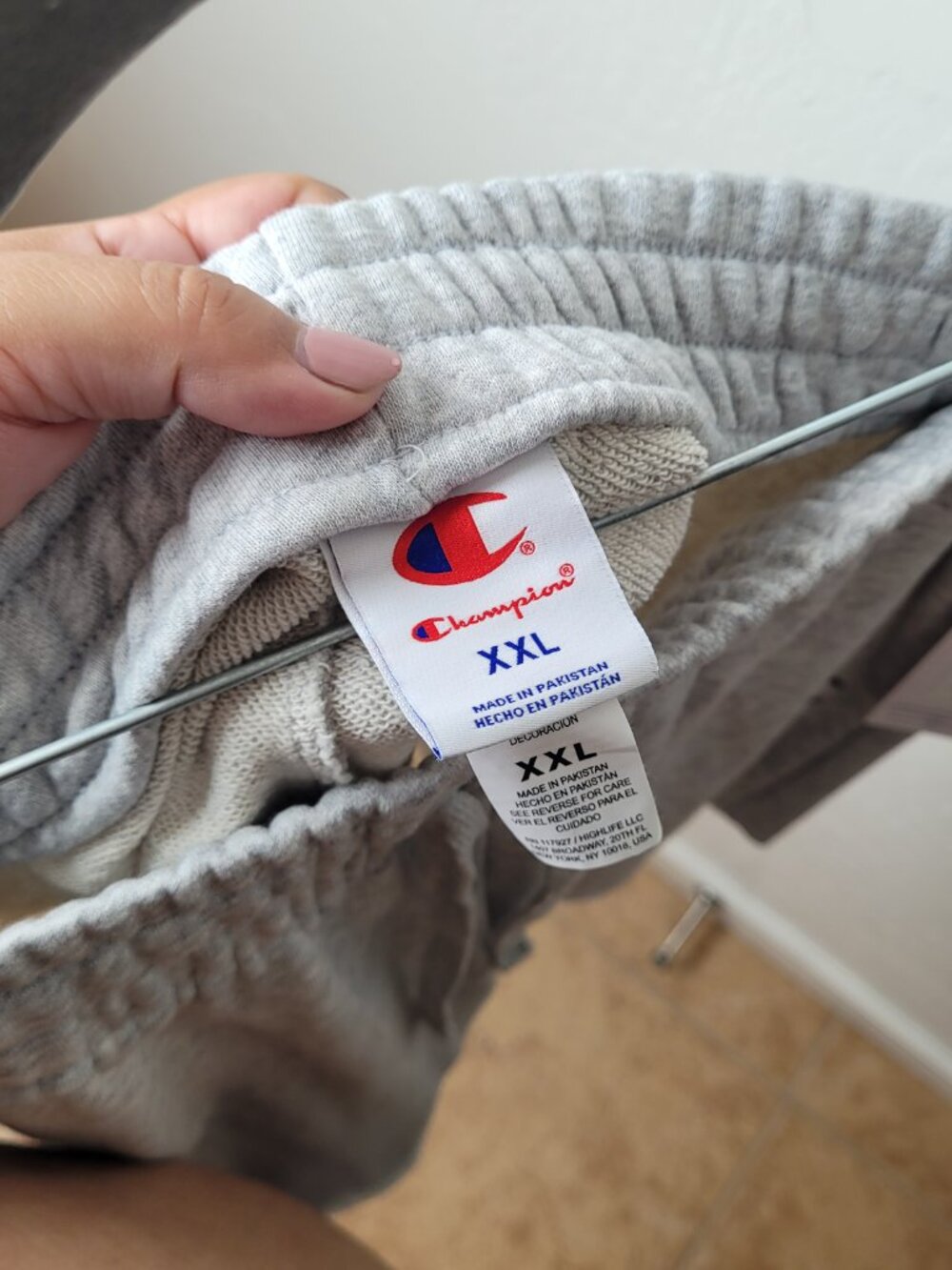 Champion Iconic Light Grey Heather Shorts - Picture 12 of 12